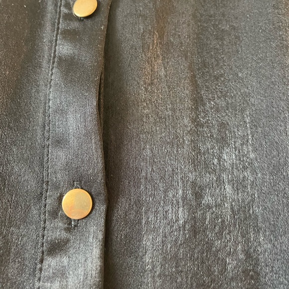 Zara black button down dress - Picture 5 of 12